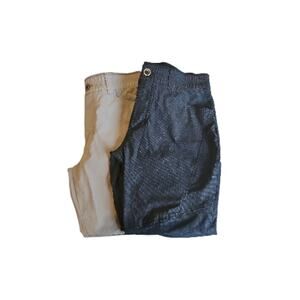 KUHL Decepter Outdoor pants, Tailored 32x24.5 Inch inseam pair of tan and gray